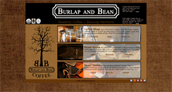 Desktop Screenshot of burlapandbean.com