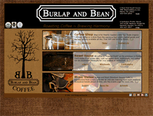 Tablet Screenshot of burlapandbean.com
